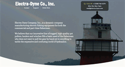 Desktop Screenshot of electra-dyne.com